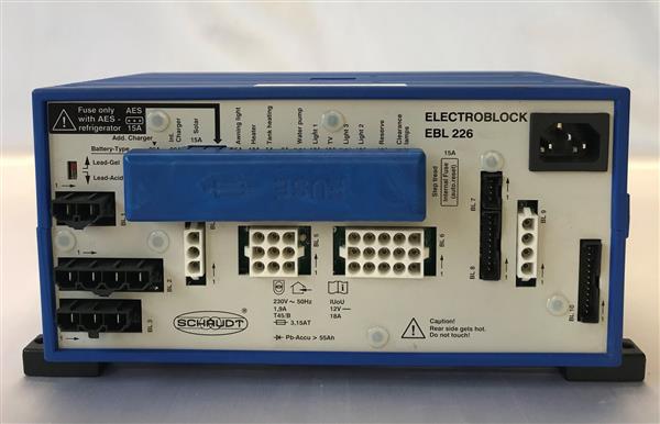 Schaudt Elektroblock EBL 226 Fuseboard with Integrated Charger
