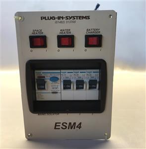 Plug In Systems ESM4 Fuseboard with Integrated Charger